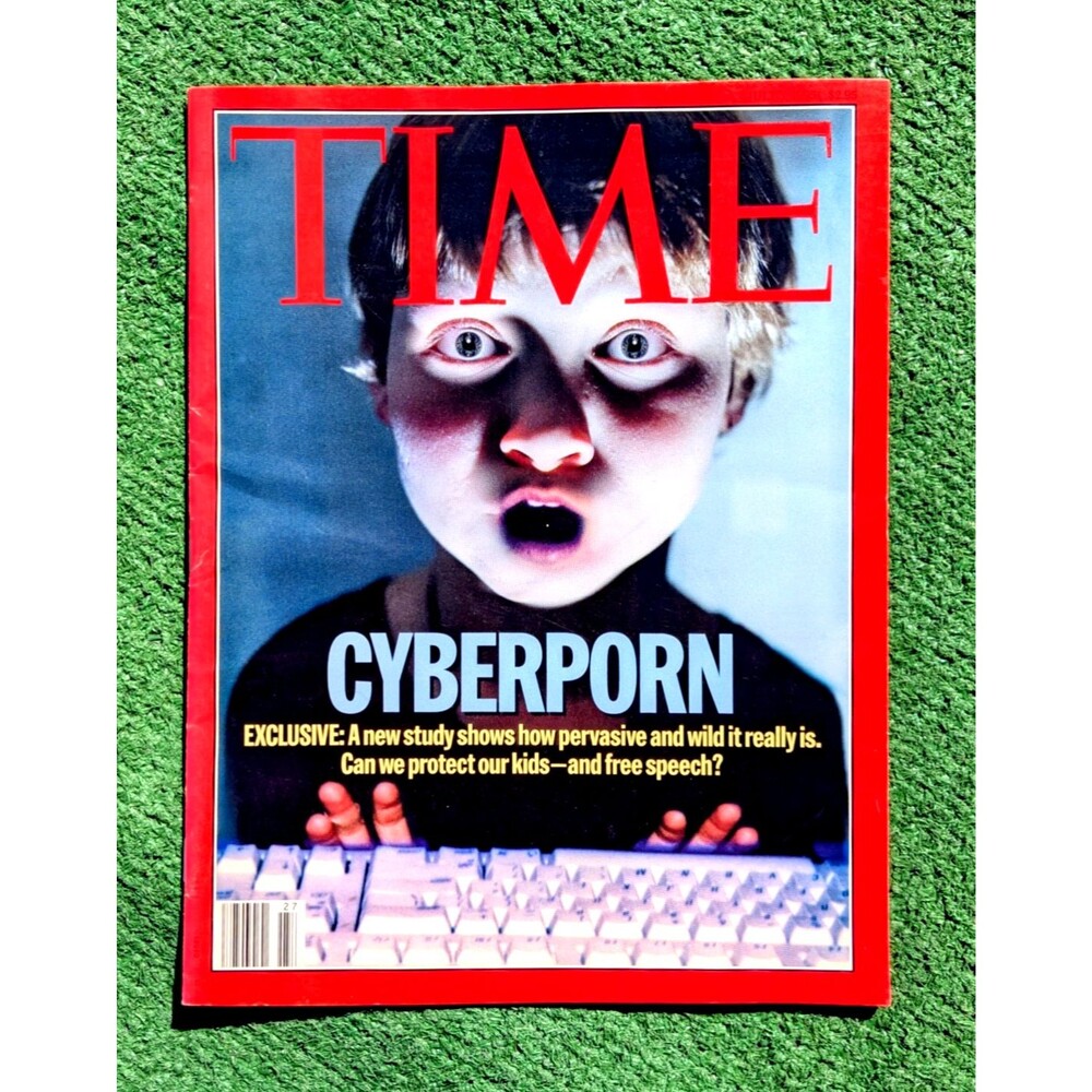 Time Magazine July 3, 1995 Cyberporn A Study+Bosnia+Apollo13+Cleveland MLB GUC